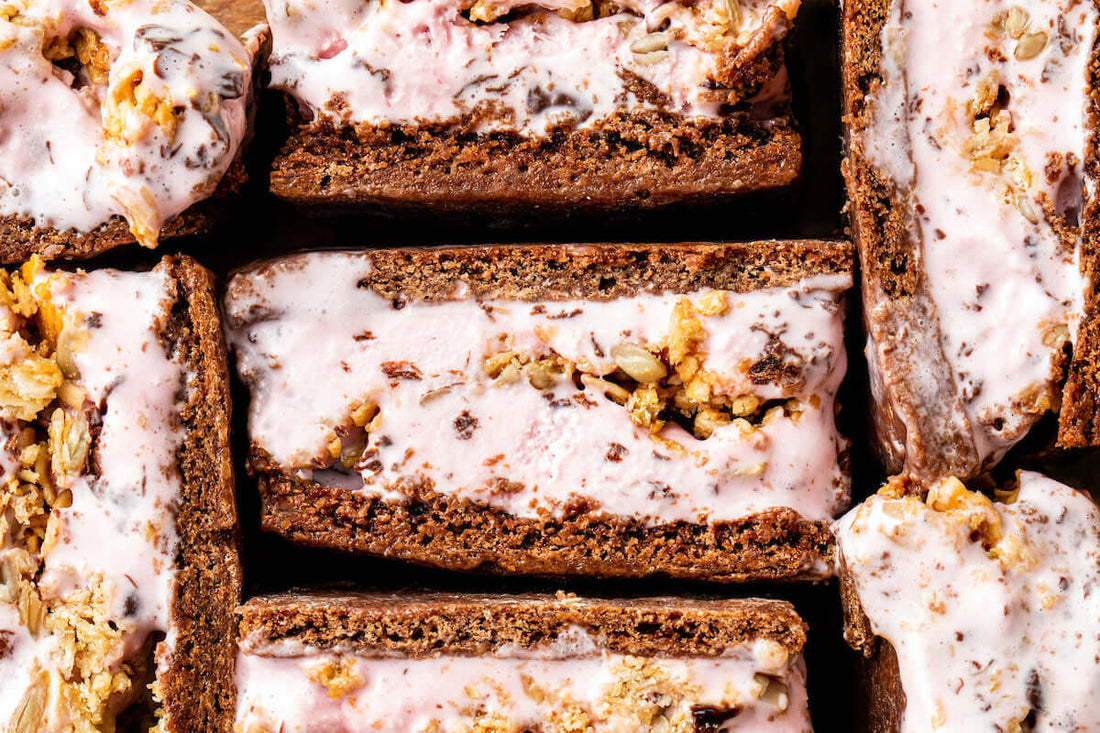 Cherry Chocolate Ice Cream Sandwiches