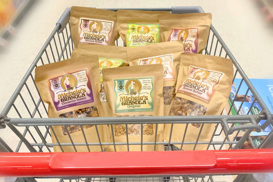 Independent retailers and small businesses can shop for Michele's Granola on Faire