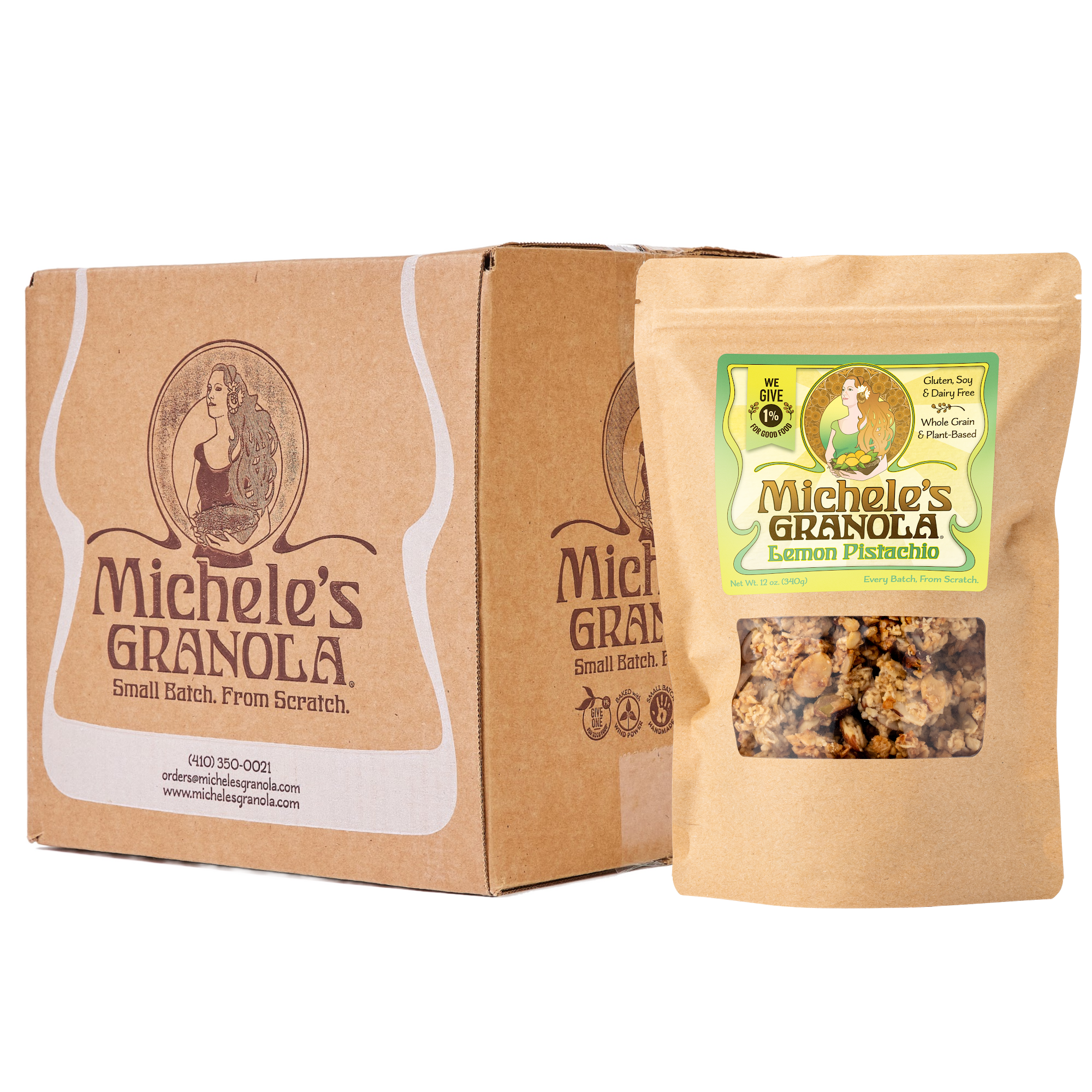 Lemon Pistachio Granola