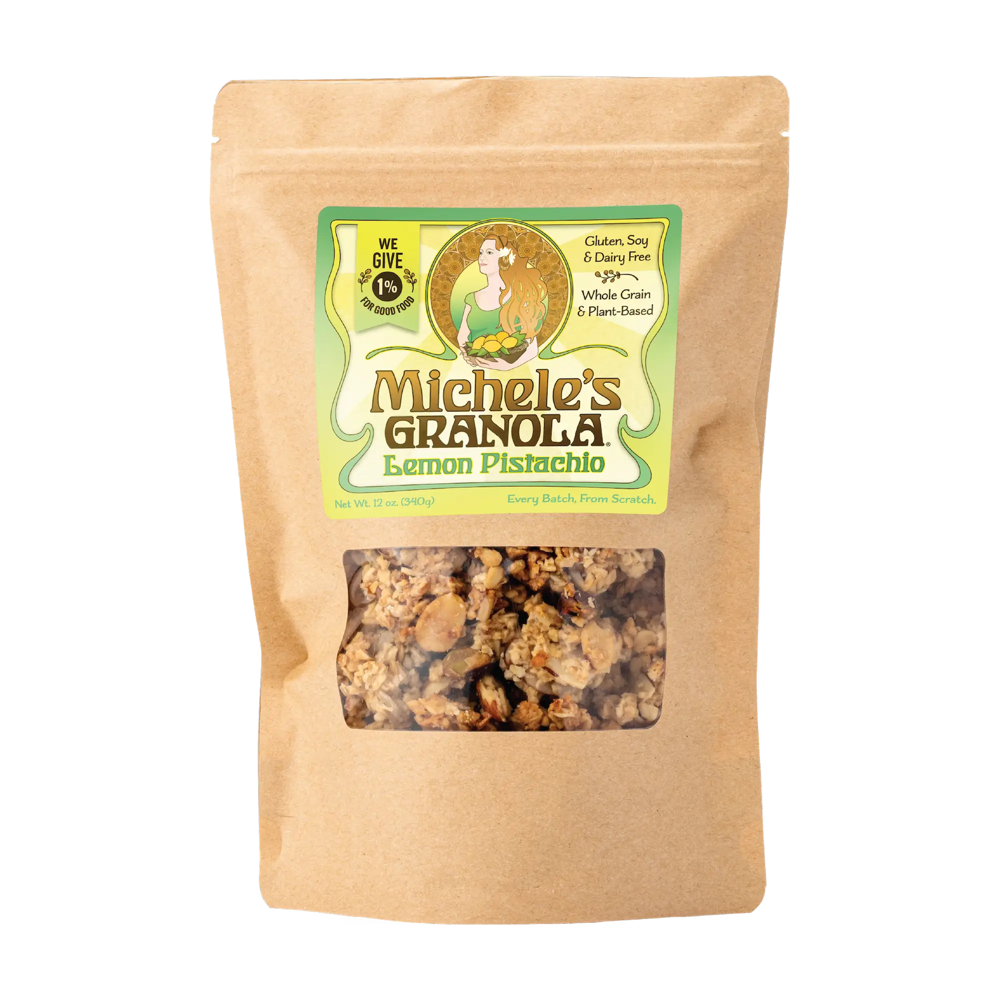 Lemon Pistachio Granola