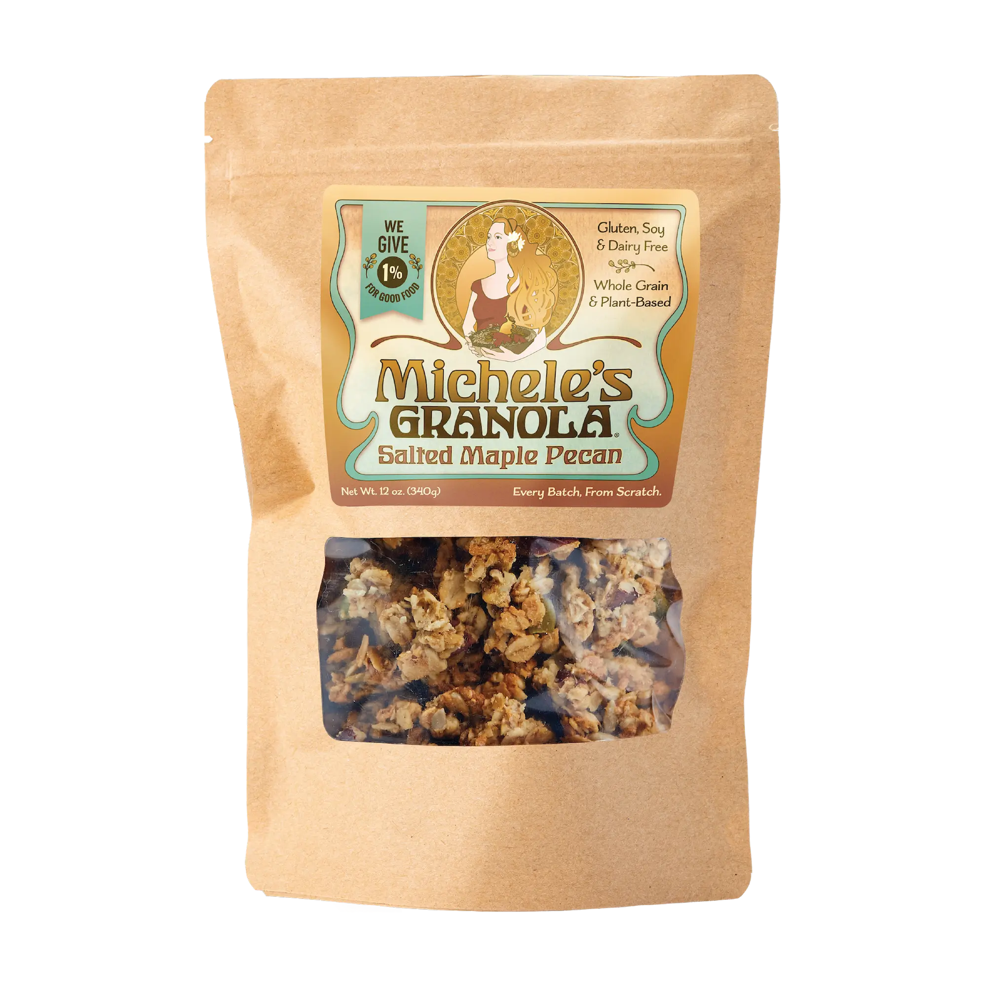 Salted Maple Pecan Granola