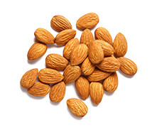 Natural whole almonds