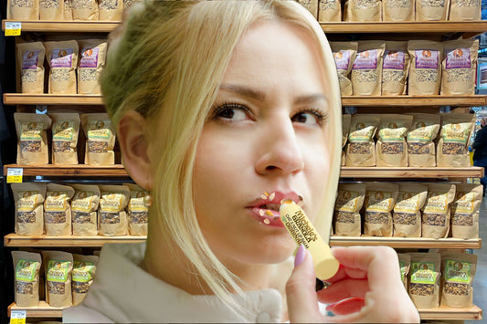 New: Michele's Granola Chunky Oat + Nut Lip Balm