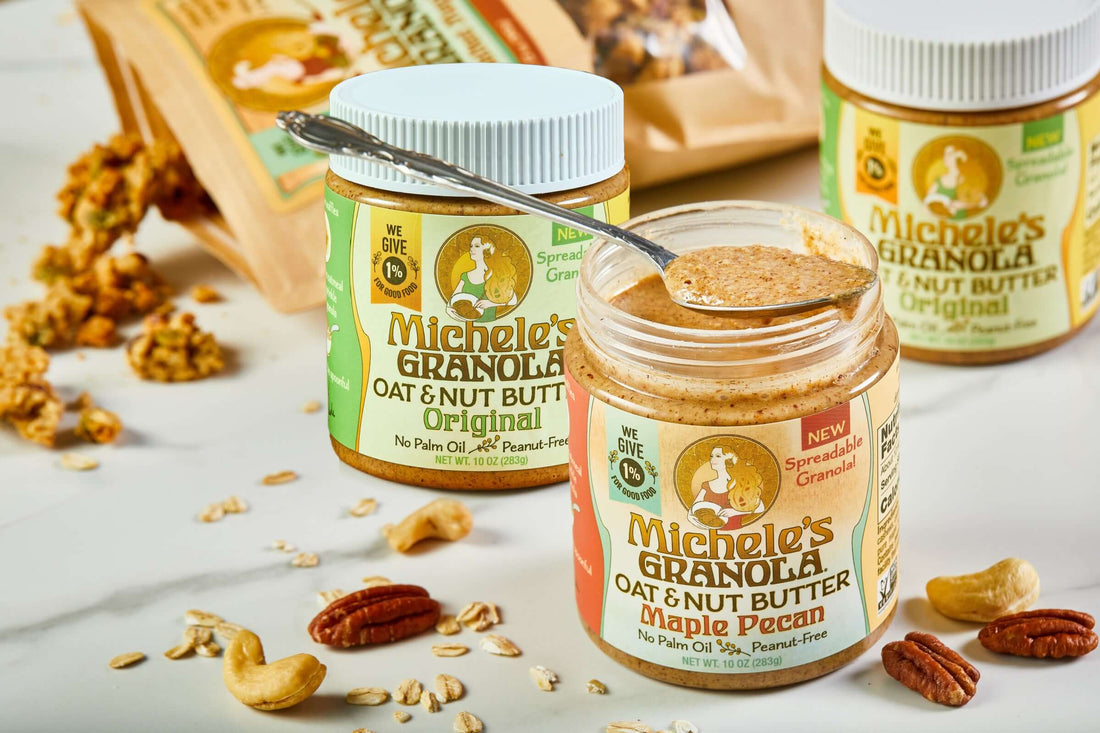 Michele's Granola Oat & Nut Butter - vegan, gluten-free granola butter 