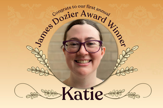 Katie, winner of Michele's Granola first annual James Dozier Award