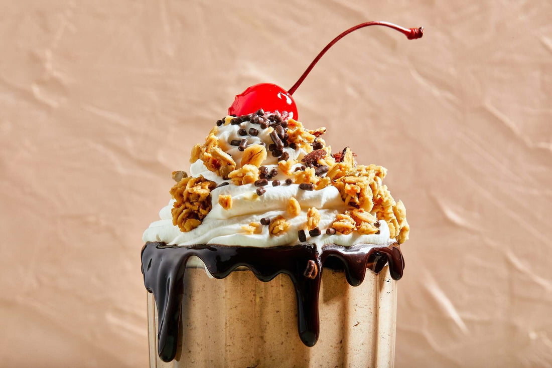 Doubly Oaty Chocolate Milkshake Recipe and other summer ideas from Michele's Granola