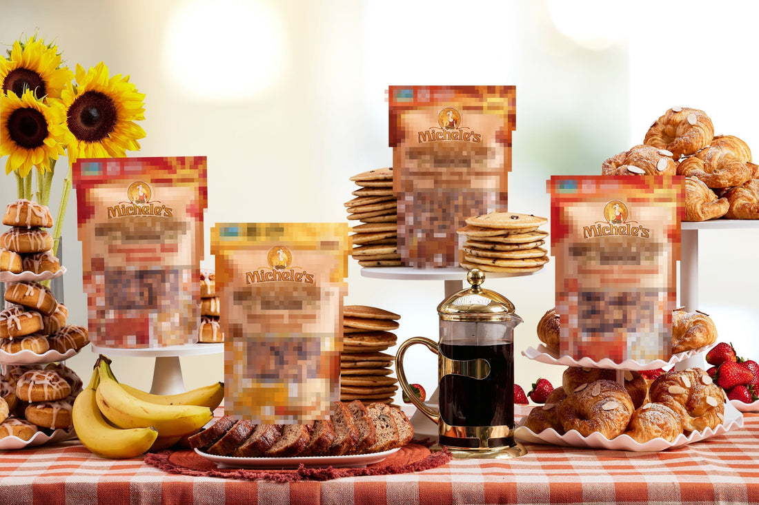 A breakfast buffet of new granola varieties!