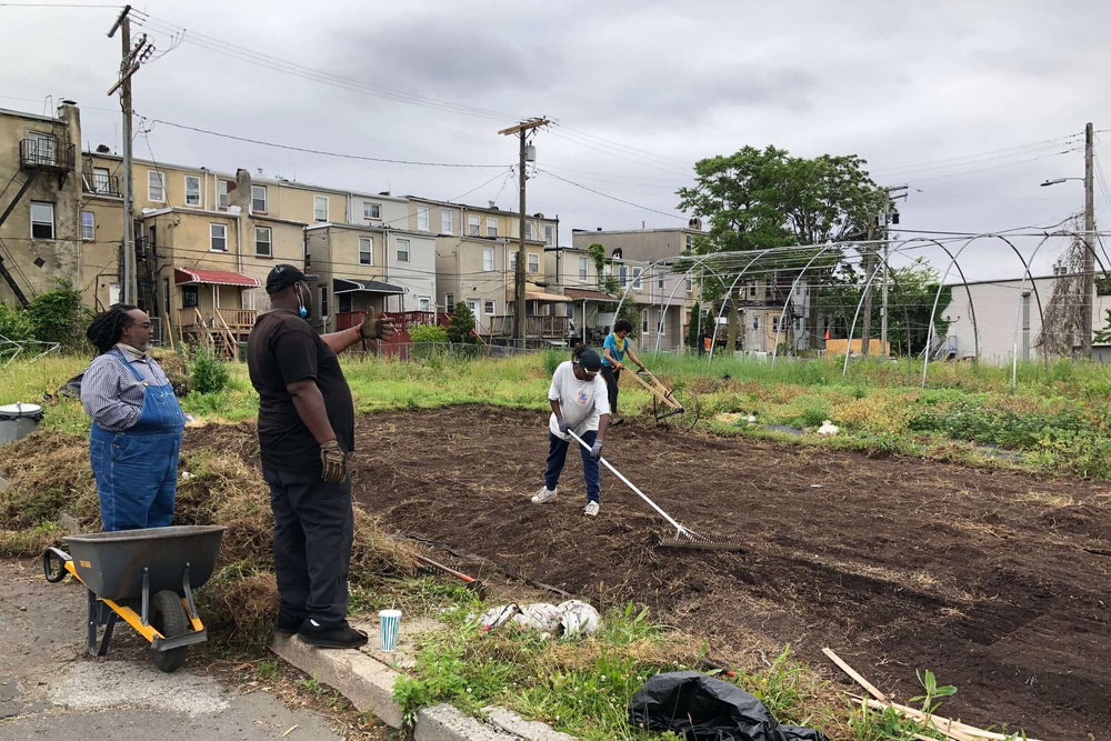 Photo Credit: Strength to Love. Working on the Strength to Love urban farm; Sandtown-Winchester, Baltimore