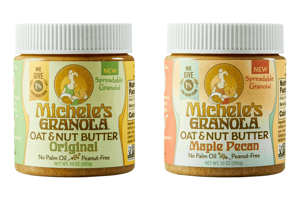 Michele's Oat & Nut Butter - granola butter available in Original and Maple Pecan 