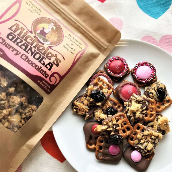 Sweet + Salty Cherry Chocolate Treats!