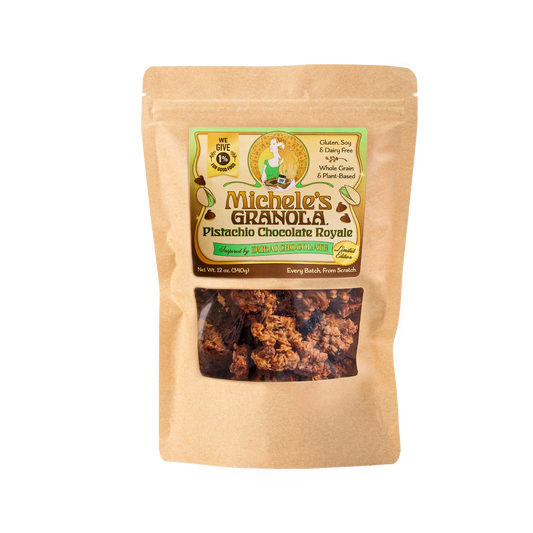 Michele's Pistachio Chocolate Royale Granola 12oz bag