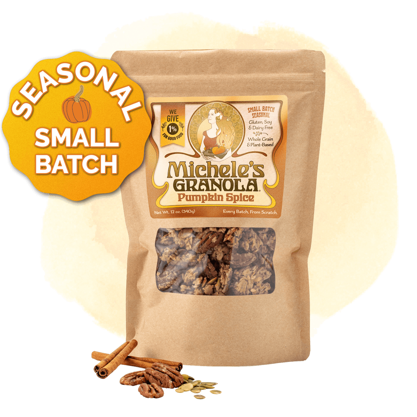 Michele's Pumpkin Spice Granola 12oz bag