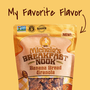 My favorite flavor is Breakfast Nook Banana Bread Granola