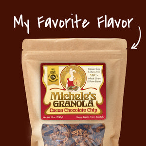Cocoa Chocolate Chip Granola is my favorite Michele's variety