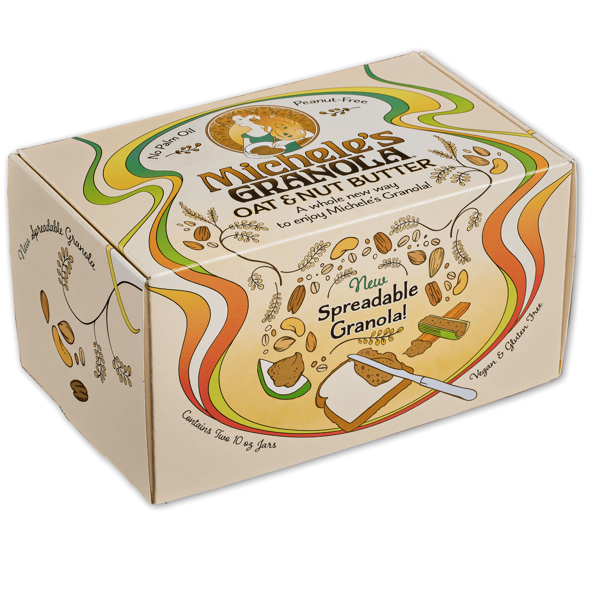 Michele's Granola Oat & Nut Butter custom box 