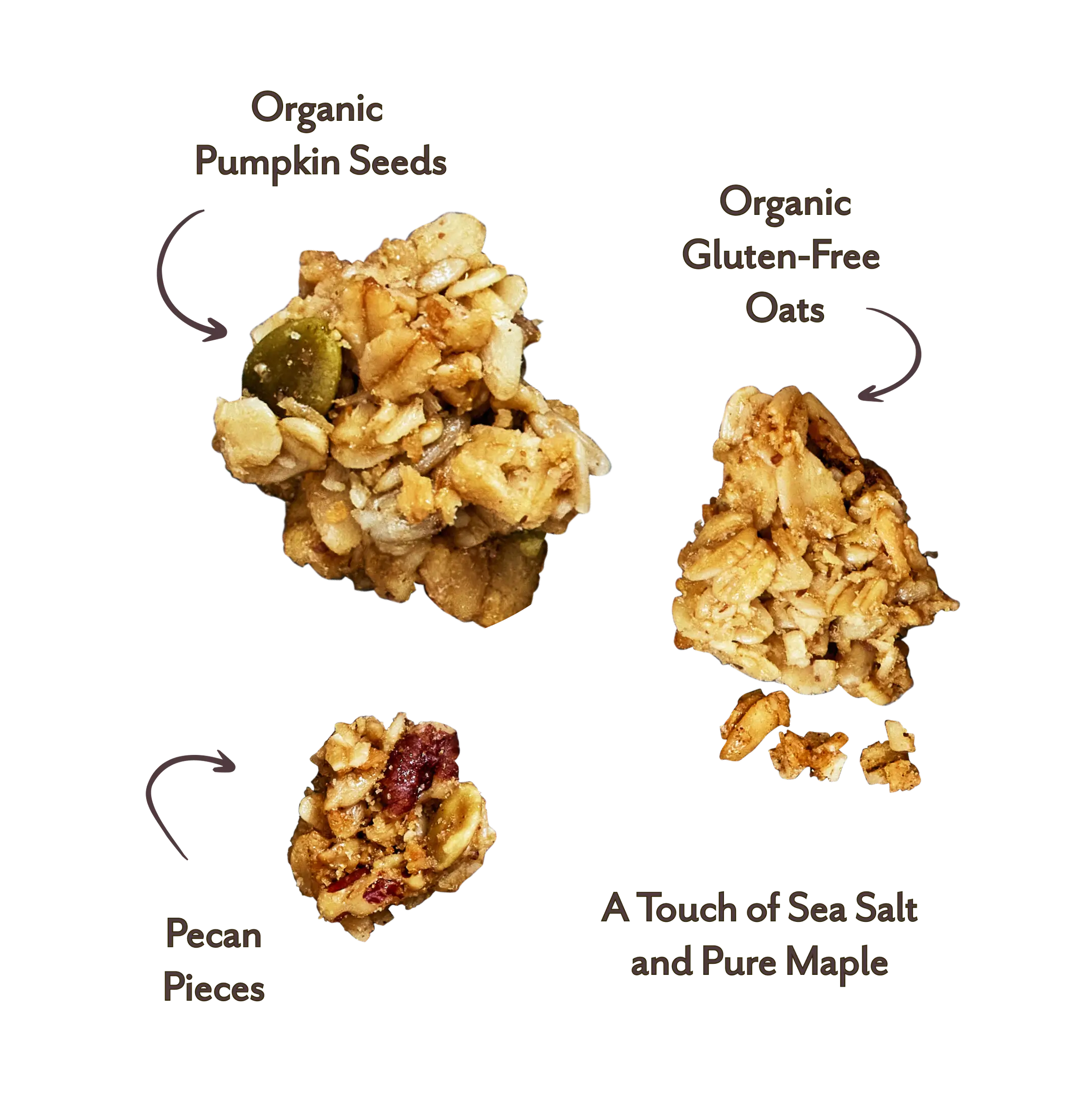 Salted Maple Pecan Granola