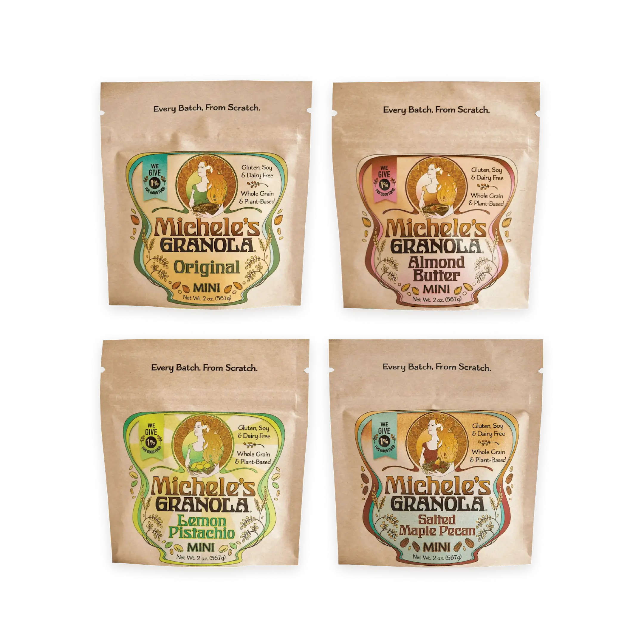 Granola Mini Sampler Variety 4-Pack