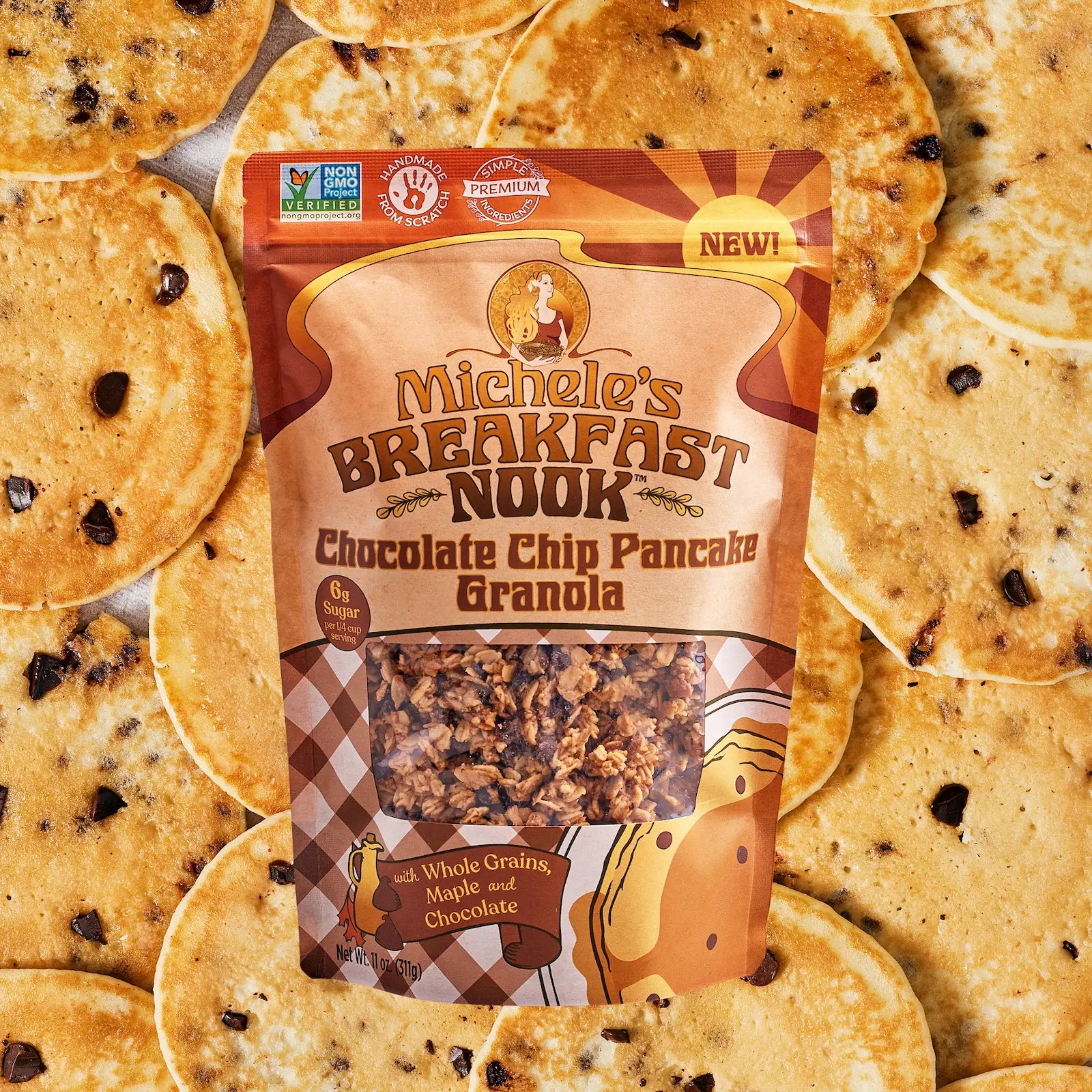 Breakfast Nook Chocolate Chip Pancake Granola