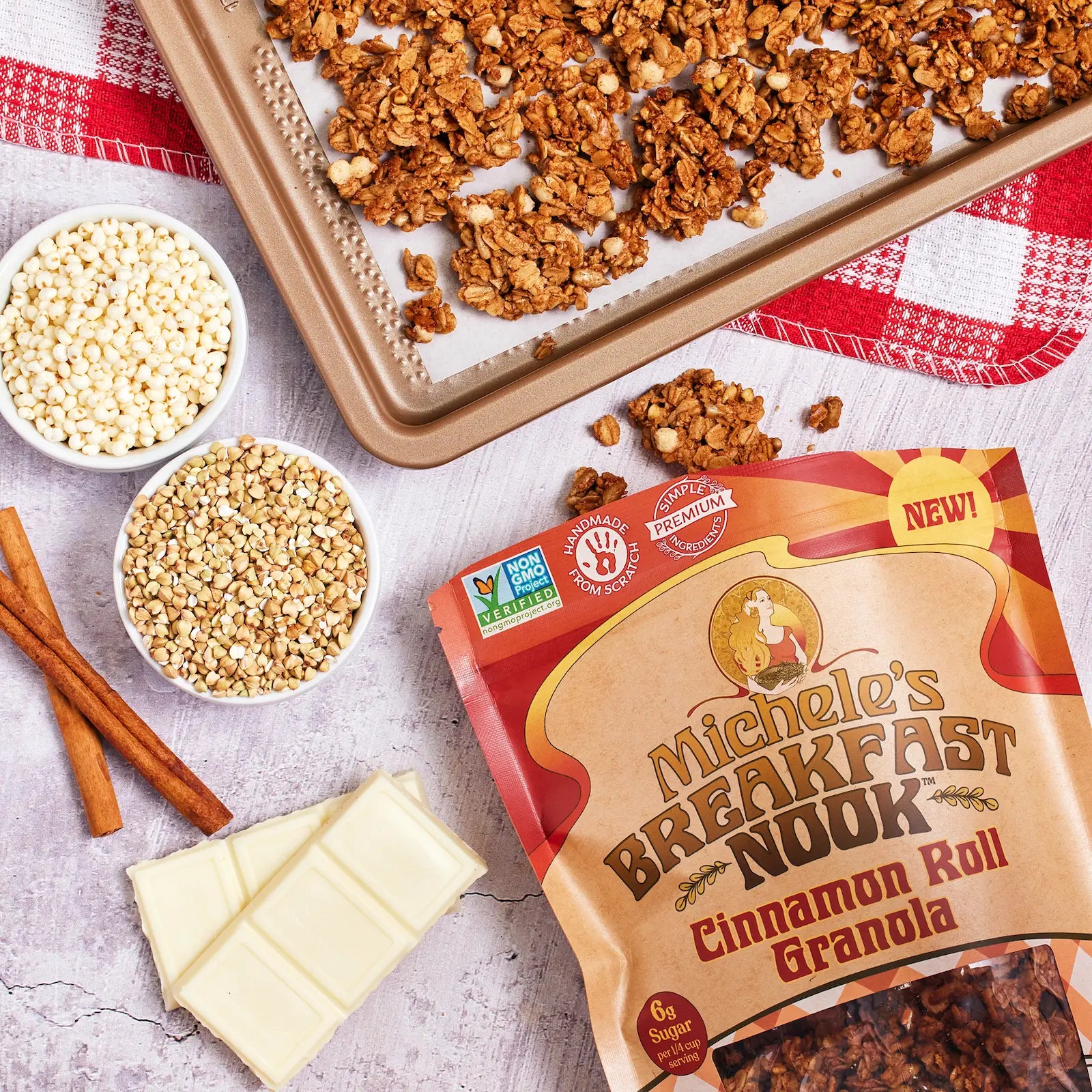 Breakfast Nook Cinnamon Roll Granola