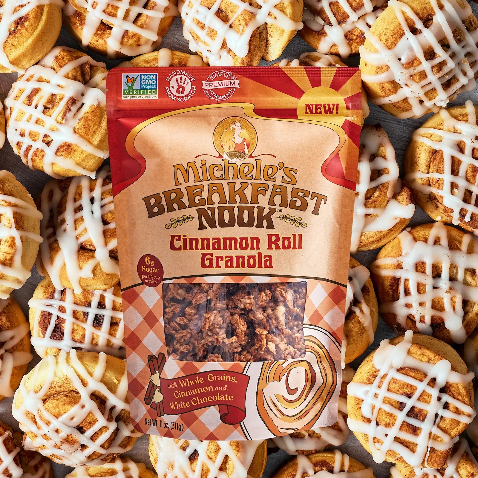 Breakfast Nook Cinnamon Roll Granola