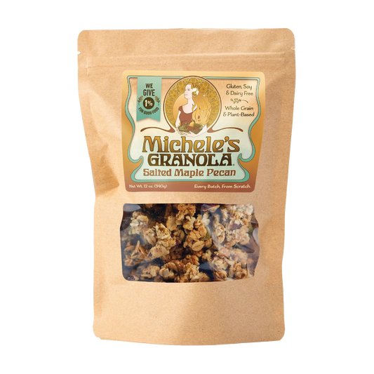 Salted Maple Pecan Granola