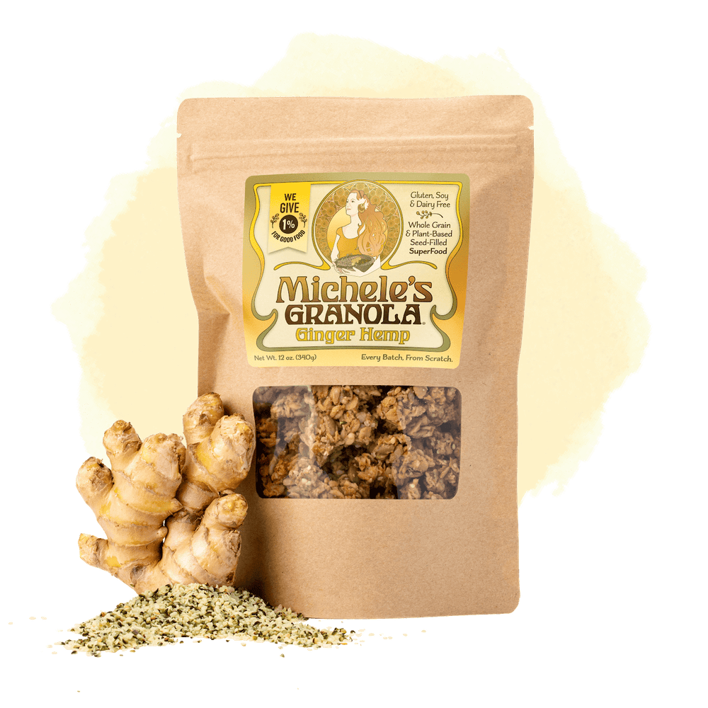 Michele's Ginger Hemp Granola 12oz bag