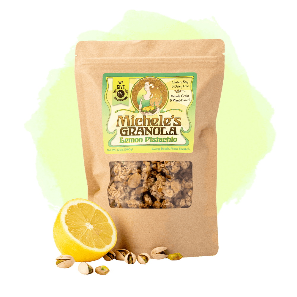 Michele's Lemon Pistachio Granola 12oz bag