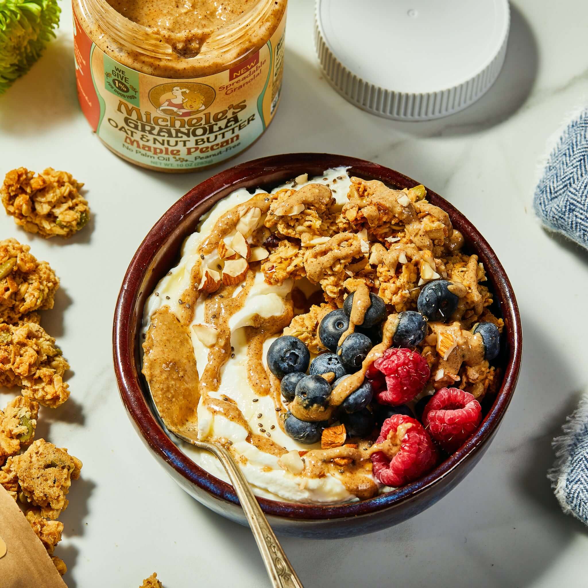 Spreadable Maple Pecan Oat & Nut Butter by Michele's Granola