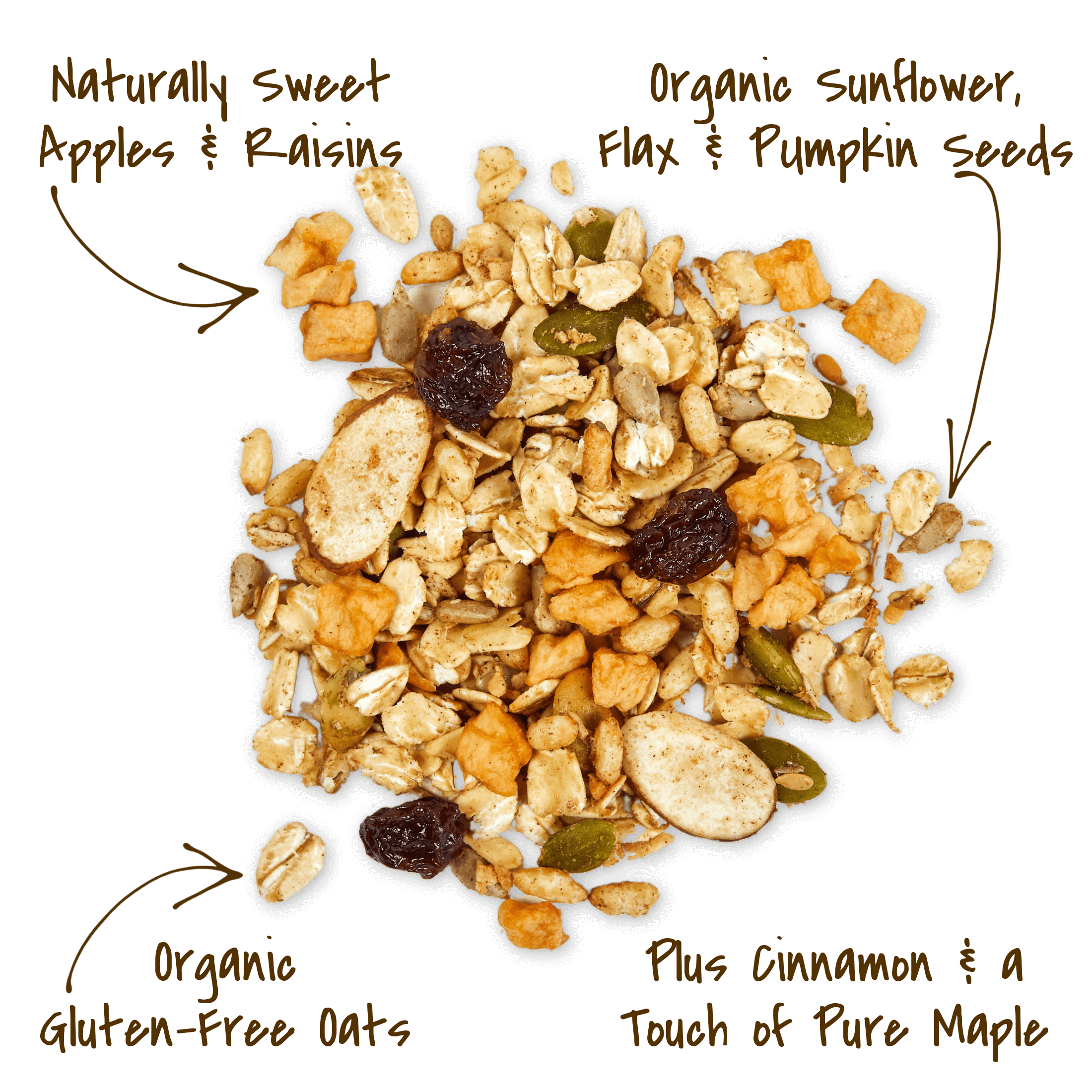 Apple Cinnamon Toasted Muesli serving