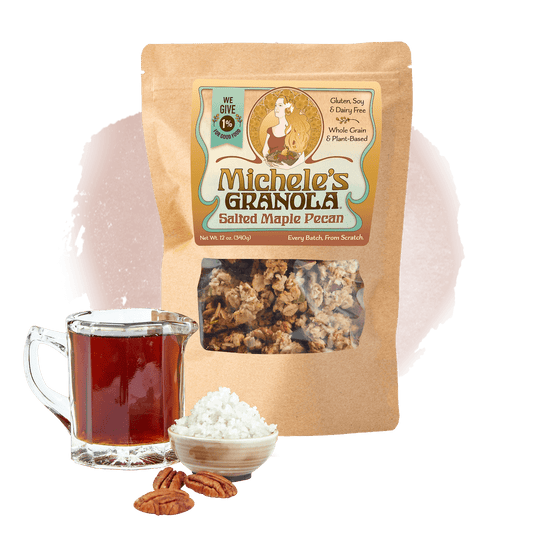 Michele's Salted Maple Pecan Granola 12oz bag