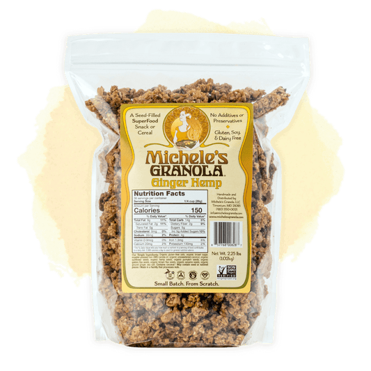 Michele's Ginger Hemp Granola bulk bag