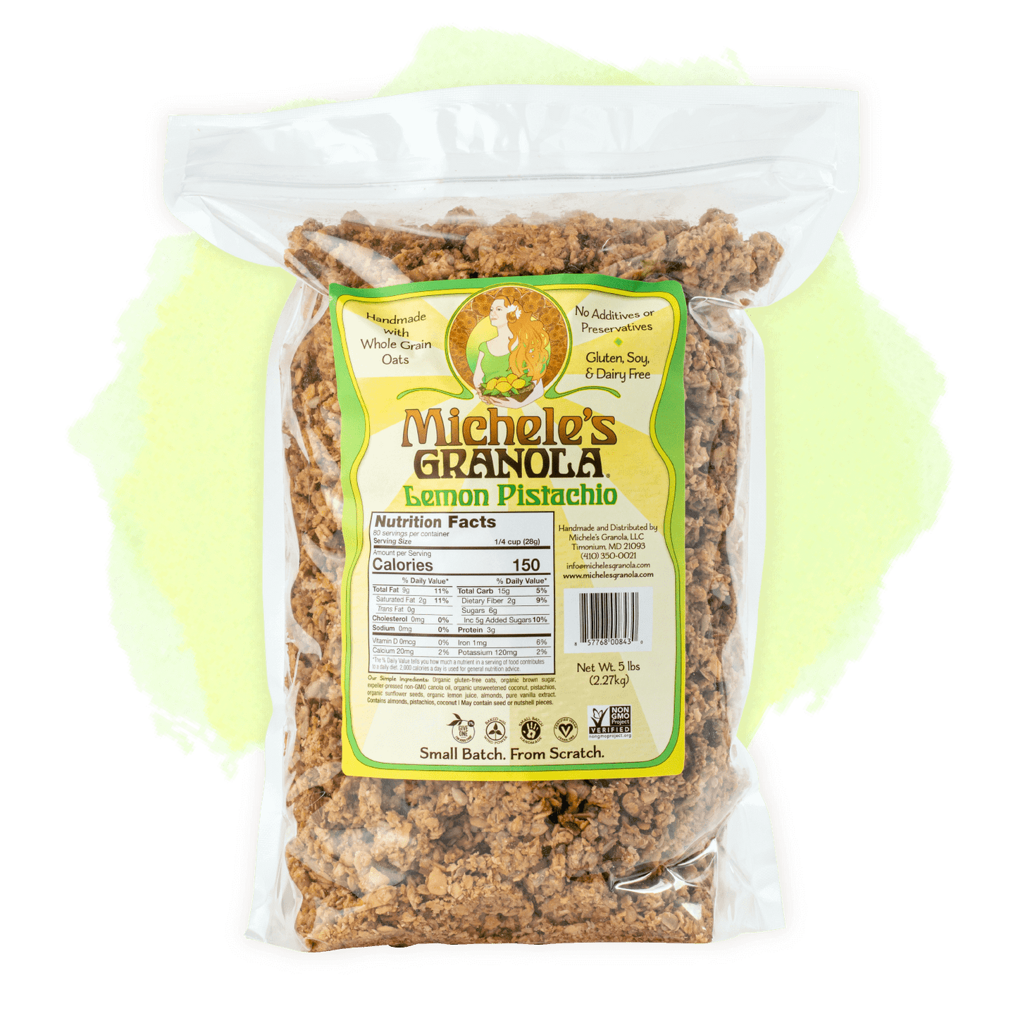 Michele's Lemon Pistachio Granola bulk bag